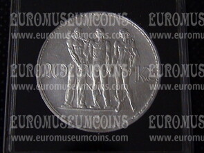 1933 Cecoslovacchia 20 Korun in argento Tre Lavori