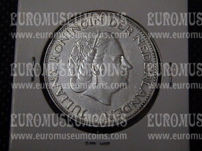 1959 Olanda 2 1/2 Gulden in argento Regina Juliana