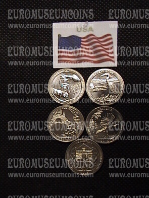2015 Stati Uniti zecca P 5 quarti di dollaro Parchi