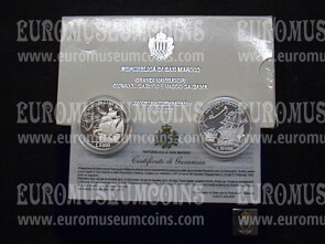 1997 San Marino 5000 e 10000 Lire San Marino Caboto e Vasco de Gama argento Proof