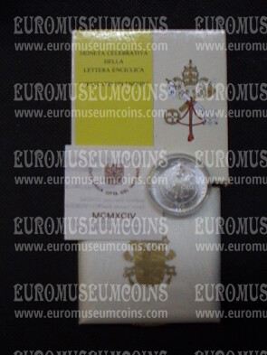 1994 Vaticano Lire 500 Veritatis Splendor in argento FDC