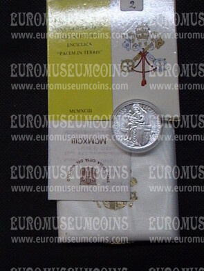 1993 Vaticano Lire 500 Pace in Terra in argento FDC