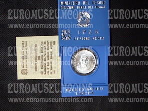1982 Italia 500 Lire FDC Galileo Galiei argento in astuccio