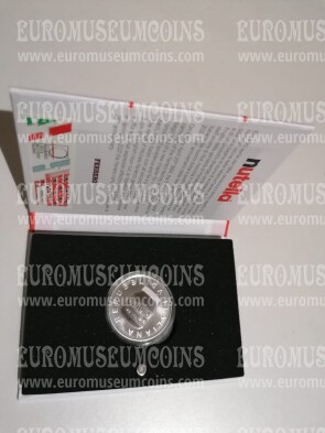 2021 Italia 5 Euro FDC Nutella Serie Eccellenze Italiane Bianca