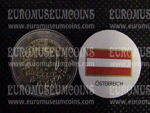 Austria 2015 Bandiera U.E. 2 Euro commemorativo