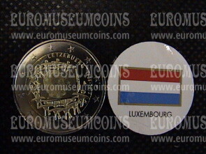Lussemburgo 2015 Bandiera U.E. 2 Euro commemorativo