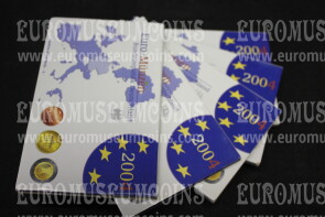 2004 Germania serie divisionali 5 zecche confezione ufficiale Proof