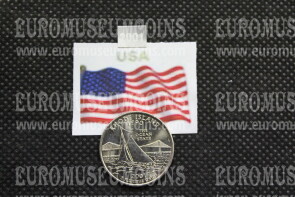 2001 Stati Uniti Rhode Island zecca P quarto di dollaro Stati 