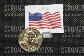 2007 Stati Uniti James Madison zecca D dollaro Presidenti