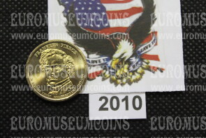 2010 Stati Uniti Franklin Pierce zecca D dollaro Presidenti   