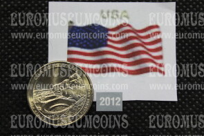 2012 Stati Uniti Chaco Culture zecca S quarto di dollaro Parchi