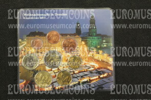 2003 Natale a Dresda Germania serie Euro