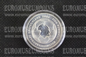 2003 Germania Mondiali Calcio 10 Euro FDC in argento 