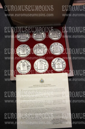 2003 San Marino Stemmi Castelli medaglie in argento