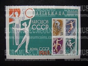 1963 U.R.S.S. foglietto francobolli : Spartachiade Sovietica