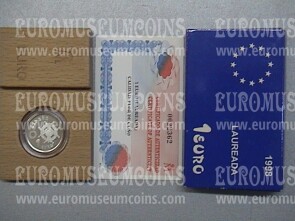 1998 Spagna 1 Euro in argento FDC Laureada Esercito Ejercito
