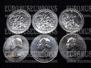 2017 USA George Rogers Clark National Historical Park - Indiana zecca P D S quarti di dollaro Parchi