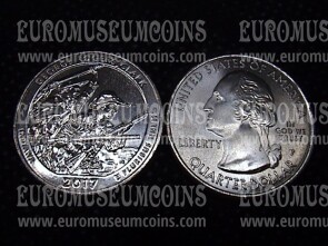 2017 USA George Rogers Clark National Historical Park - Indiana zecca P quarto di dollaro Parchi
