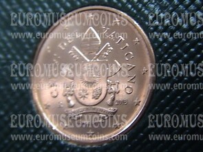 2018 Vaticano 2 eurocent FDC da set ufficiale