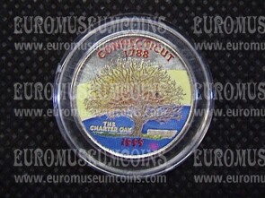 1999 Stati Uniti Connecticut quarto di dollaro Stati colorato
