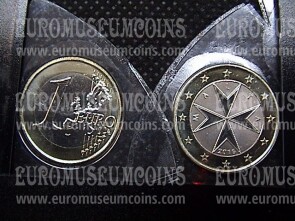 2016 Malta moneta da 1 euro zecca F