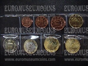 2012 serie completa 8 monete euro San Marino