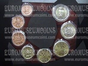 2011 serie completa 8 monete euro San Marino