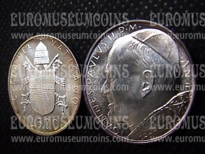 1980 Vaticano 500 Lire Anno II in argento