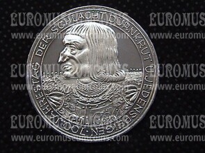 1978 Austria 100 scellini 700° anniversario battaglia Dunkrut proof