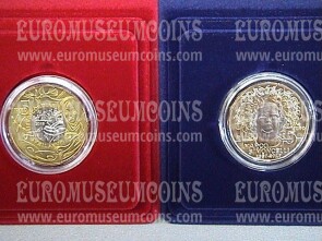 2016 + 2017 San Marino 5 Euro FDC bimetallico Marco Simoncelli + Giubileo in astuccio moneyfloc 