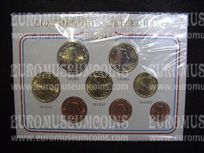 2004 Lussemburgo serie completa 8 monete euro in blister Eurocollection 