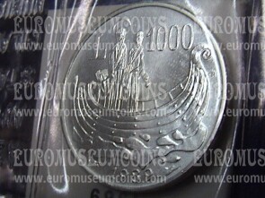 1989 San Marino 1000 Lire argento