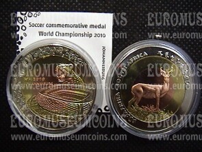 2010 Mondiali Calcio Sudafrica medaglia Johannesburg