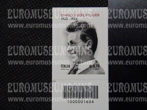 2014 Enrico Berlinguer 1v. codice a barre
