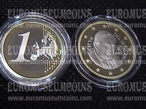 2011 Vaticano euro 1 proof da set ufficiale