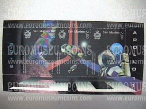 2019 Anniversario Sbarco sulla Luna San Marino foglietto BF