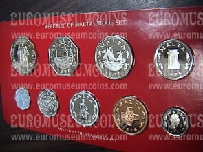 Malta 1976 monete singole proof