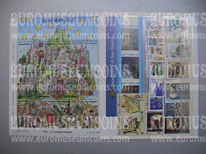 1993 ANNATA COMPLETA FRANCOBOLLI SAN MARINO