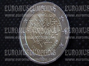 Estonia 2020 centenario Trattato di Tartu 2 Euro commemorativo