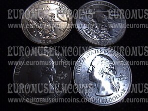 2019 USA War in the Pacific National Historical Park - Guam zecca P D quarti di dollaro Parchi