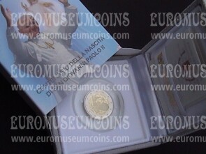 Vaticano 2020 San Giovanni Paolo II 2 euro commemorativo proof in cofanetto ufficiale