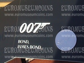 2020 Gran Bretagna 5 Sterline FDC Agente 007 in confezione