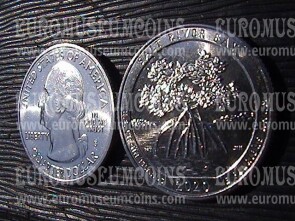 2020 USA Salt River Bay - Virgin Island zecca S quarto di dollaro Parchi