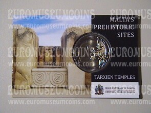 Malta 2021 Tarxien siti archeologici 2 Euro commemorativo in coincard