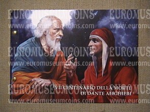 2021 Vaticano Dante Alighieri busta filatelico numismatica