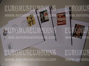 2022 4 buste FDC San Marino 30° Max HUBER