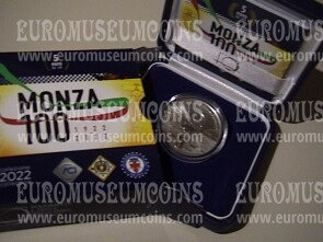 2022 Italia 5 Euro in argento centenario autodromo Monza