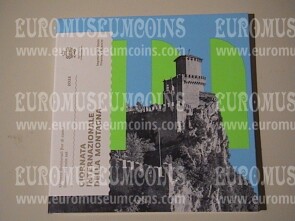 2022 San Marino divisionale FDC con 5 Euro in argento Giornata della Montagna