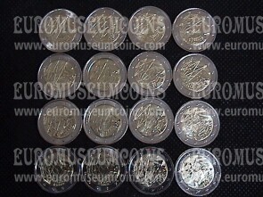 2022 Programma Erasmus 2 Euro commemorativi 16 monete