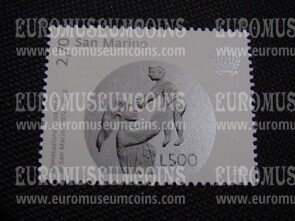 2022 San Marino francobollo 50° anniversario della nuova monetazione 1v. 